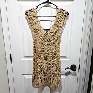 ⚡ 2 for $5 - Love Stitch Open Knit Crocheted Dress